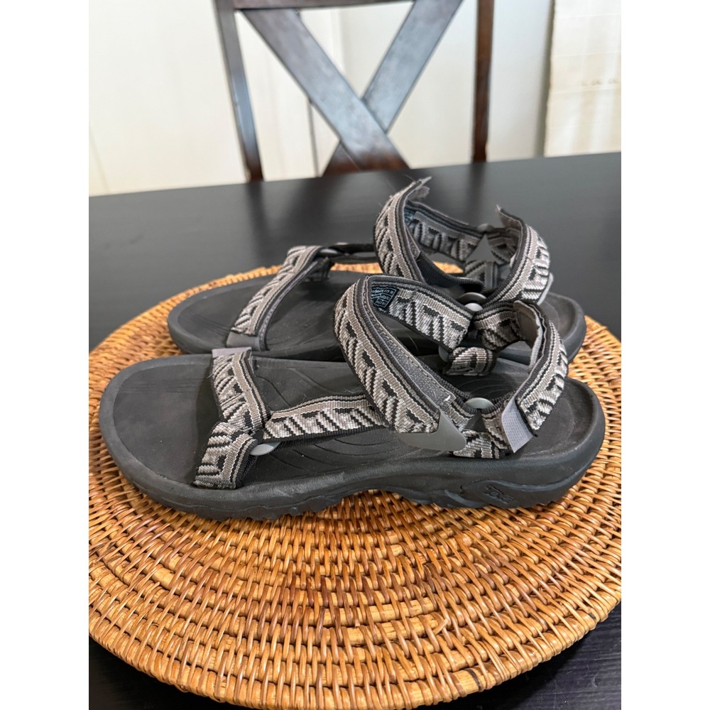 Teva Hurricane XLT2 Mens Sandals Grey Black Geometric 1093379 Size 9